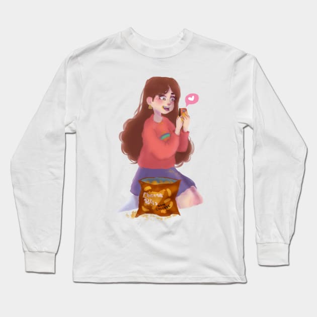 Cheesy Love | Gravity Falls Long Sleeve T-Shirt by KumaCat